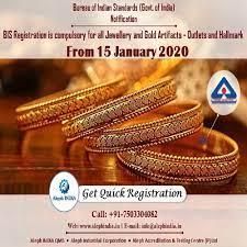 gold jewellery hallmarking system for