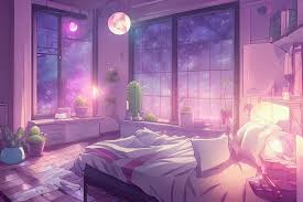 aesthetic bedroom anime style