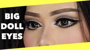 big eyes tutorial mata barbie beneran