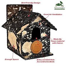 Leather Bird House For Large