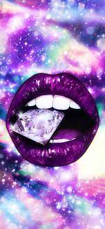 diamond lips colorful cute diamonds