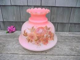 Antique Pink Satin Frosted Glass Fenton