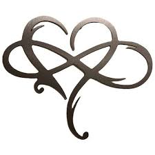 Wrought Iron Eternal Love Ornament