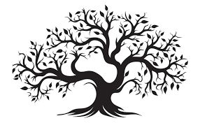 Abstract Vibrant Tree Logo Design Root