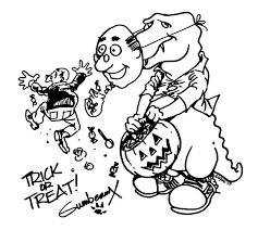 Plus, they're a lot of fun! Free Gumbeaux Gator Halloween Coloring Page