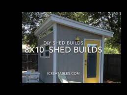 8x10 shed plans from icreatablestv