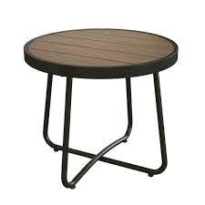 Round Steel Metal Outdoor Coffee Table
