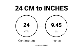24 cm inches
