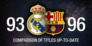 Barcelona face real madrid in el clasico on saturday. Real Madrid Vs Fc Barcelona Updated List Of Titles