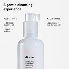 milky jelly gentle gel face cleanser