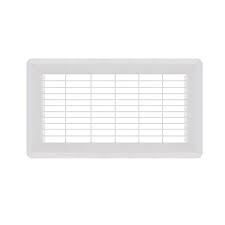 6 x 12 white heavy gauge floor grill