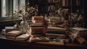 aesthetic pictures of books background