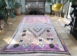 pink moroccan berber carpet large