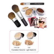 mineral makeup starter kit light the