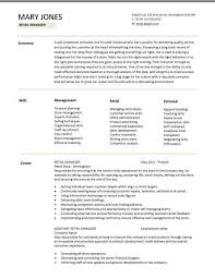 How to write a graduate CV for retail banking  insurance and    