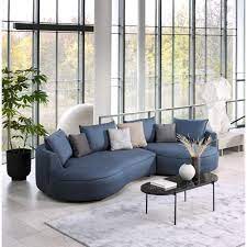 Samone 4 Seater Sofa With Round Chaise
