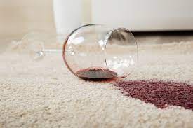 how to get wine out of carpet