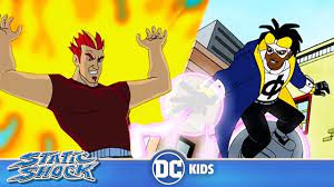 Static Shock | Static Shock Vs Hotstreak | @dckids - YouTube