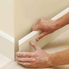 how to replace baseboard trim