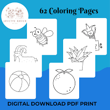 62 printable coloring pages for kids