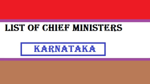karnataka cm list 1947 to 2023 first