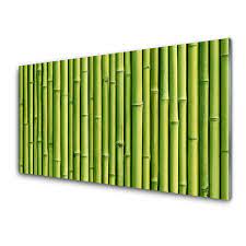 Glass Wall Art Bamboo Canes Fl