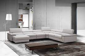 Kobe Left Facing Leather Sectional In