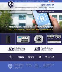 Website Design For Home Security Companies Visionefx