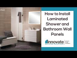 How To Install Laminated Diy Shower And
