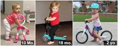 Can a 2 year old ride a 2 wheel bike?