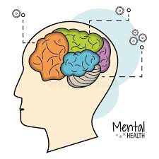 Mental Health Brain Function Image Stock Vector