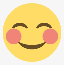 blushing emoji transpa background