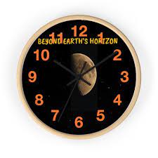 10 Inch Wall Clock Photo Of The Moon