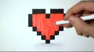 comment dessiner un cœur pixelisé