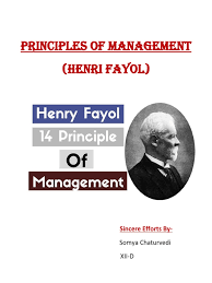 Use consulting services to tailor henri fayol's management theory to your business. Fayol S Principles Of Management Goal Employment