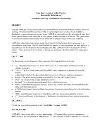 East Bay Municipal Utility District Request For Pages 1