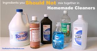 mix when making homemade cleaners