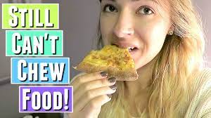 Patients generally leave with wet gauze pressed against the area where the teeth were, with the intent of stimulating a clot to slow the natural bleeding that occurs. Still Can T Chew Food Wisdom Teeth Surgery Recovery Youtube