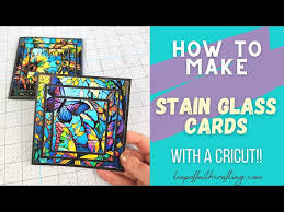 How To Make Stained Glass Cards With