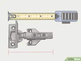 There should be no confusion on how to measure cabinet hinges. 3 Simple Ways To Measure Cabinet Hinges Wikihow