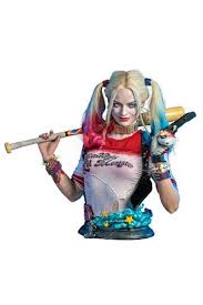 squad life size bust harley quinn
