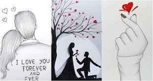 25 easy love drawing ideas how to