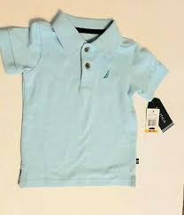 Nwt Baby Boys Nautica Polo Collared Shirt Size 12 Months