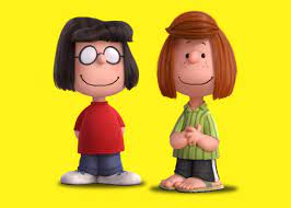 Peppermint Patty and Marcie's relationship in Peanuts.