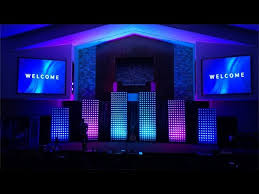 A Modern Church Stage Design Idea And