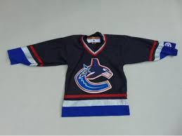 Shop for authentic vancouver canucks jerseys at custom throwback jerseys. Hockey Jersey Child Size S M Koho Vancouver Canucks Black Blue Silver Age 7 9 Victoria City Victoria