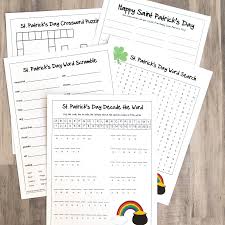 Patrick's day crossword puzzle to see the leprechaun's secret message, write 1, 3, 5 and 11 across in green. St Patrick S Day Word Puzzles The Resourceful Mama