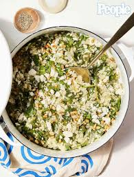 greek style rice with spinach