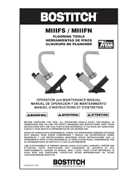 bosch miiifn miiifs user manual