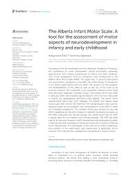 pdf the alberta infant motor scale a